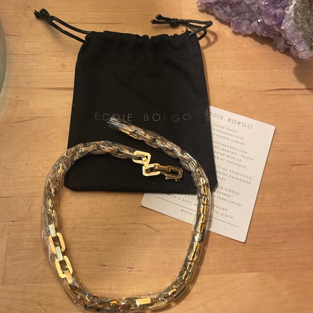 NWT Eddie Borgo Supra Link Necklace
